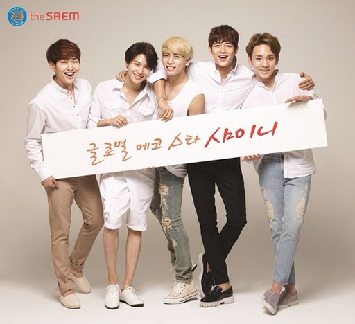 SHINEE THE SAEM OFFICIAL PROMO POSTER VERSION 1 NEW 