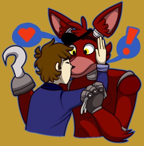 Mike x Foxy (five nights at Freddie's) 3 part 1.