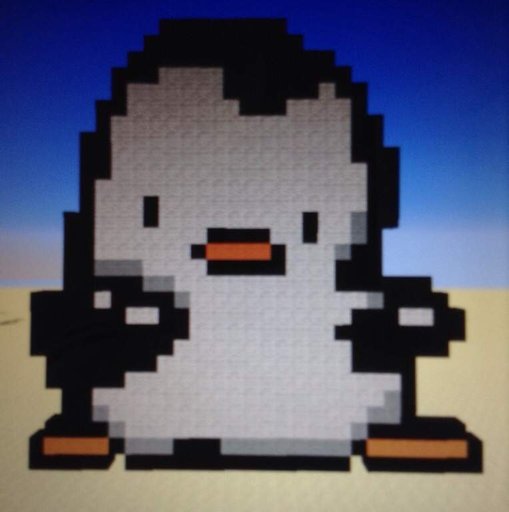 Penguin Pixel Art! 🐧 ️ Minecraft Amino