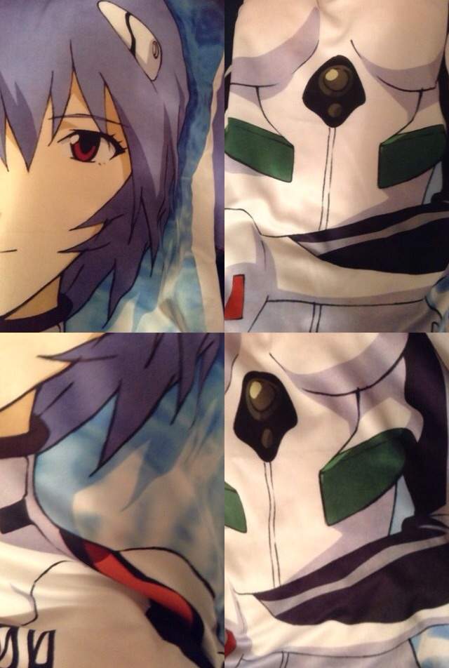 evangelion rei body pillow