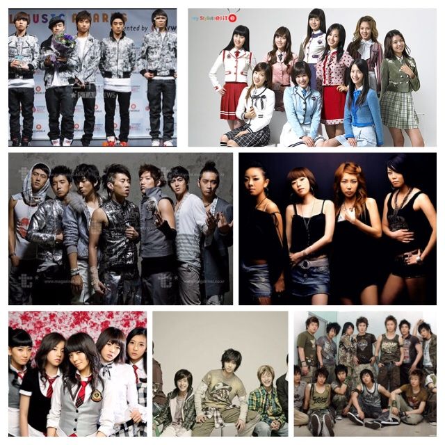 second generation kpop groups