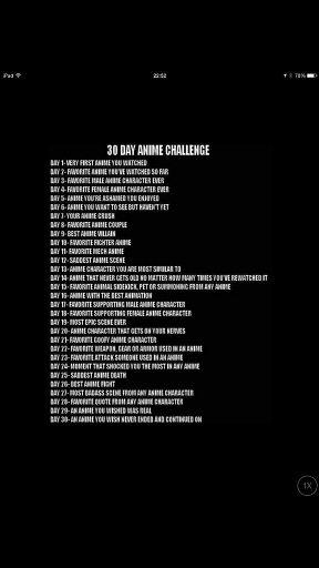 Day 1 30 Days Anime Challenge Anime Amino