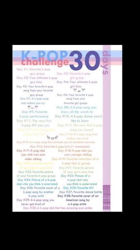 30 Day KPop Challenge | K-Pop Amino