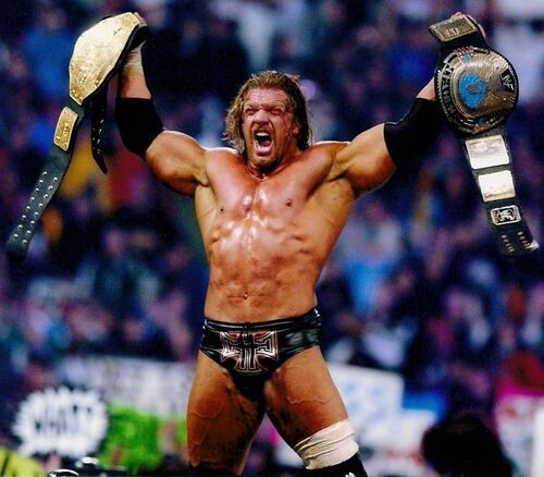 Resultado de imagem para triple h wwe world heavyweight champion