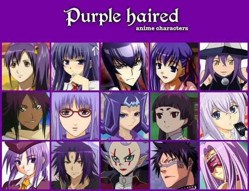 Favorite Purple Haired Anime Character | Anime Amino