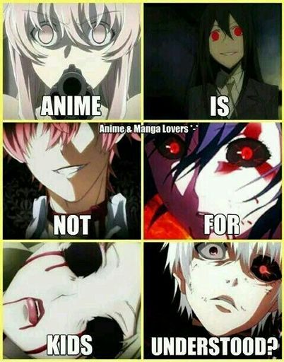 Is Anime for kids or not? You decide~ | Anime Amino