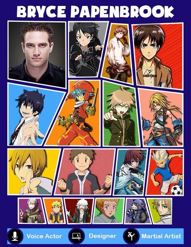 bryce papenbrook characters