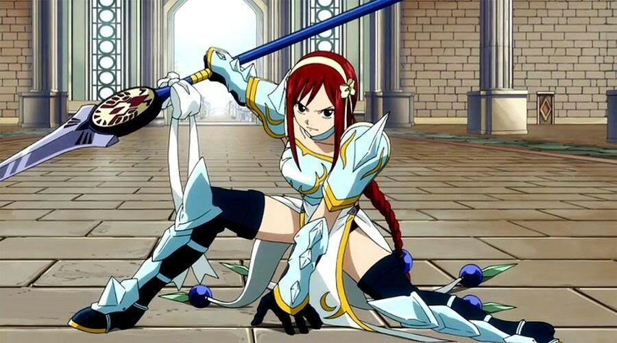 erza scarlet bunny statue