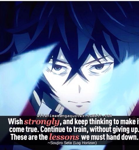 Never Giving Up | Anime Amino