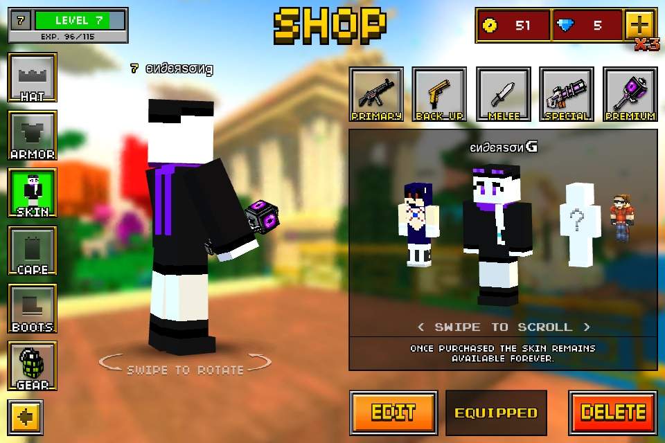 Pixel Gun 3d My Custom Skins Minecraft Amino 