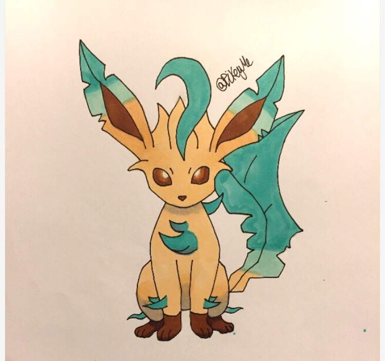 My Leafeon Drawing Pokémon Amino