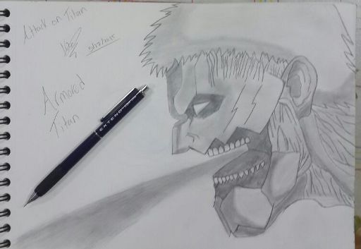 Armored Titan Drawing From Attack On Titan 