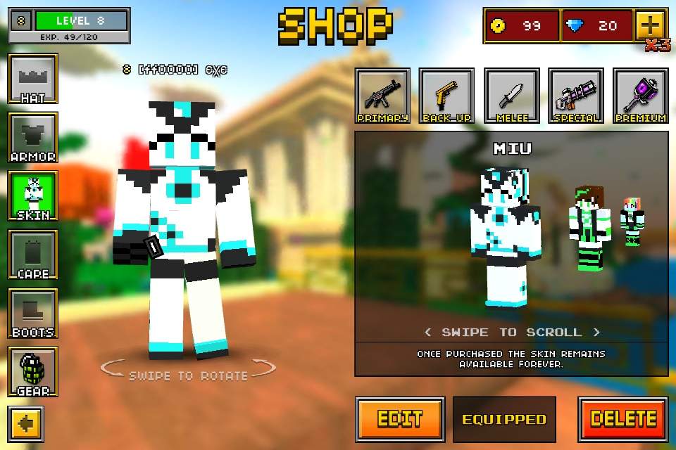 How To Make A Cool Skin In Pixel Gun 3d Pixel Gun 3D Custom Skins: Deadbine Master and Miu | Minecraft Amino