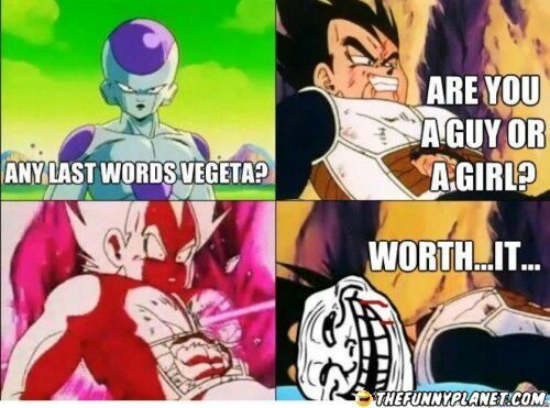 be like vegeta