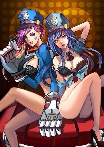 officer caitlyn and vi