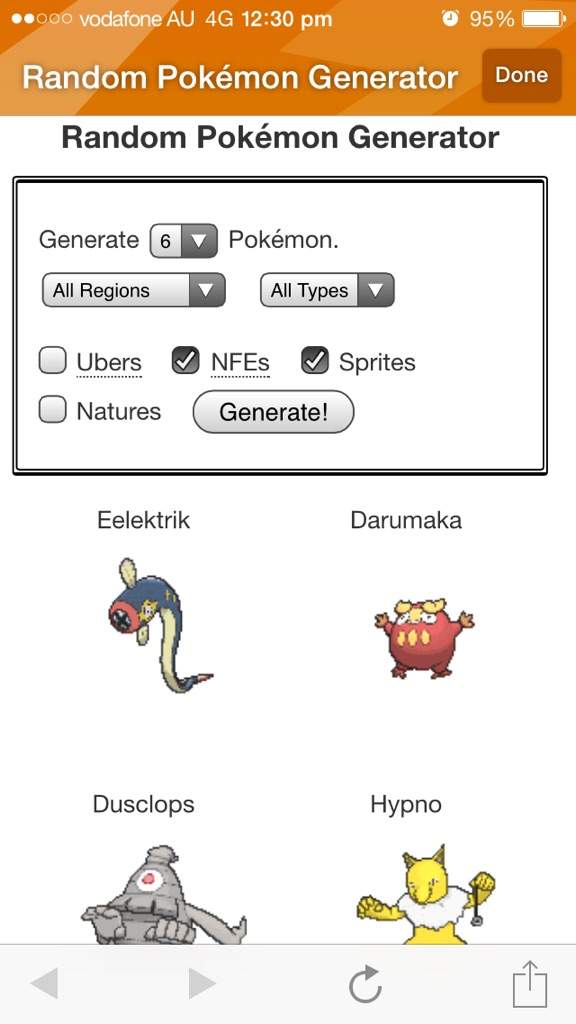 unblocked random pokemon generator