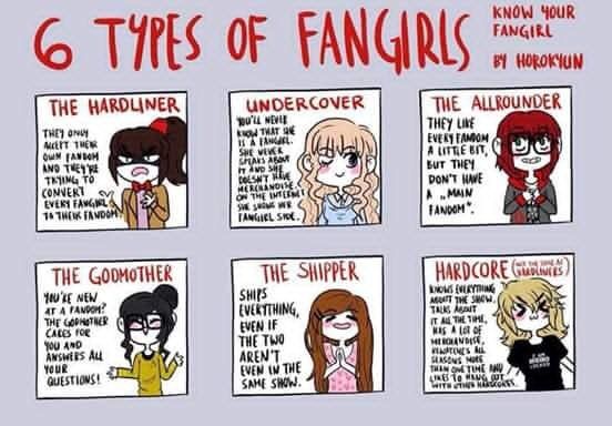 Types Of Fangirls Anime Amino