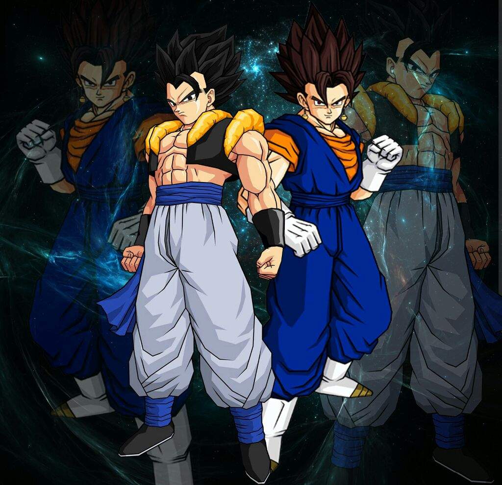 gogeta and vegito fusion ultra instinct