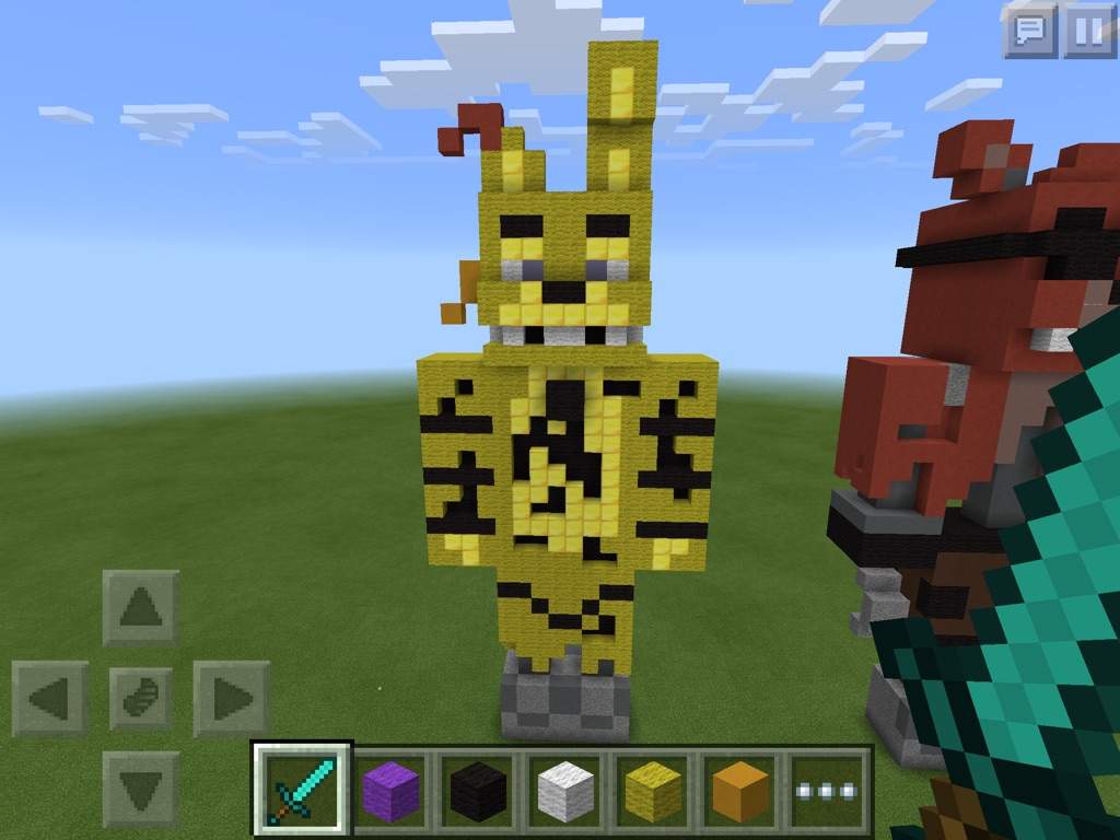 My FNAF statues Minecraft Amino