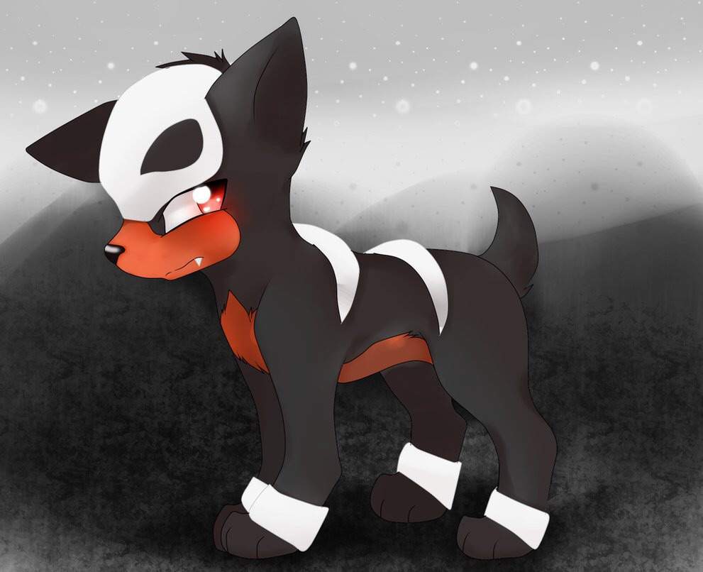 houndoom sitting cutie