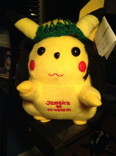 jamaican pikachu plush