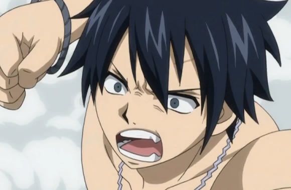 gray fullbuster smile