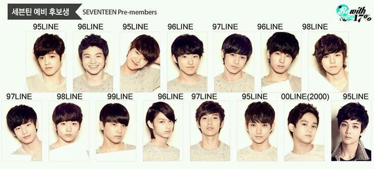 seventeen kpop pre debut