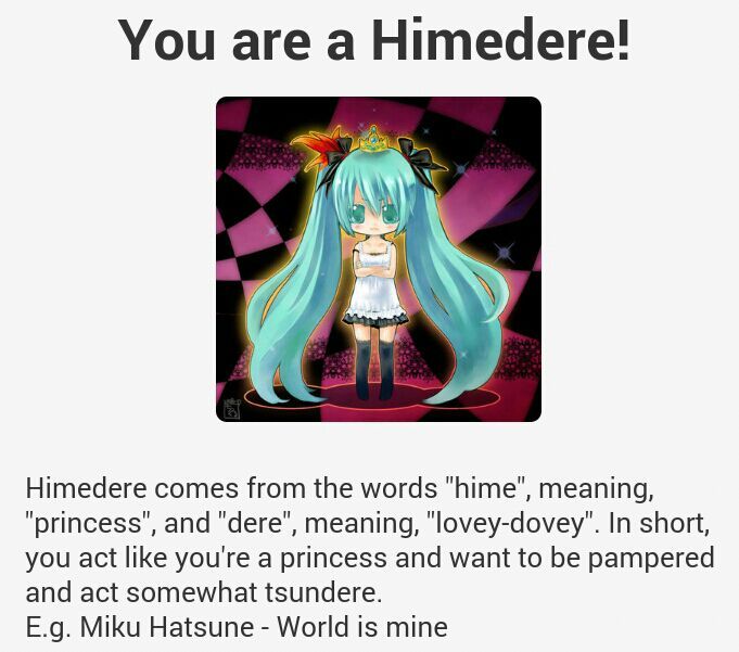 What dere type are you? | Anime Amino