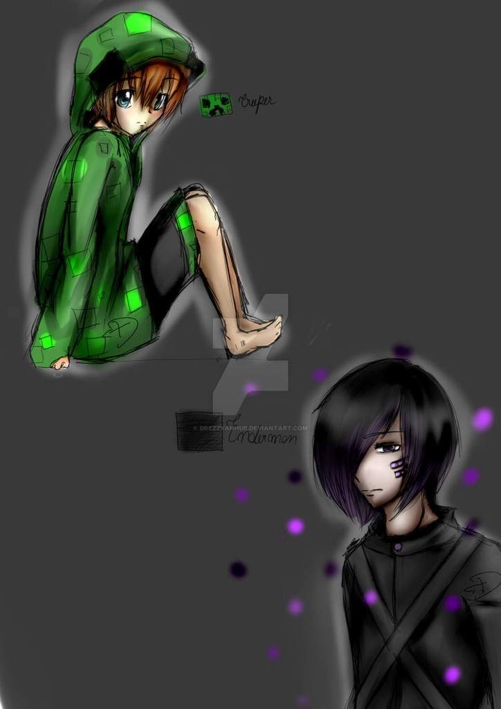 Favorite Creeper X Enderman FanArt! | Minecraft Amino