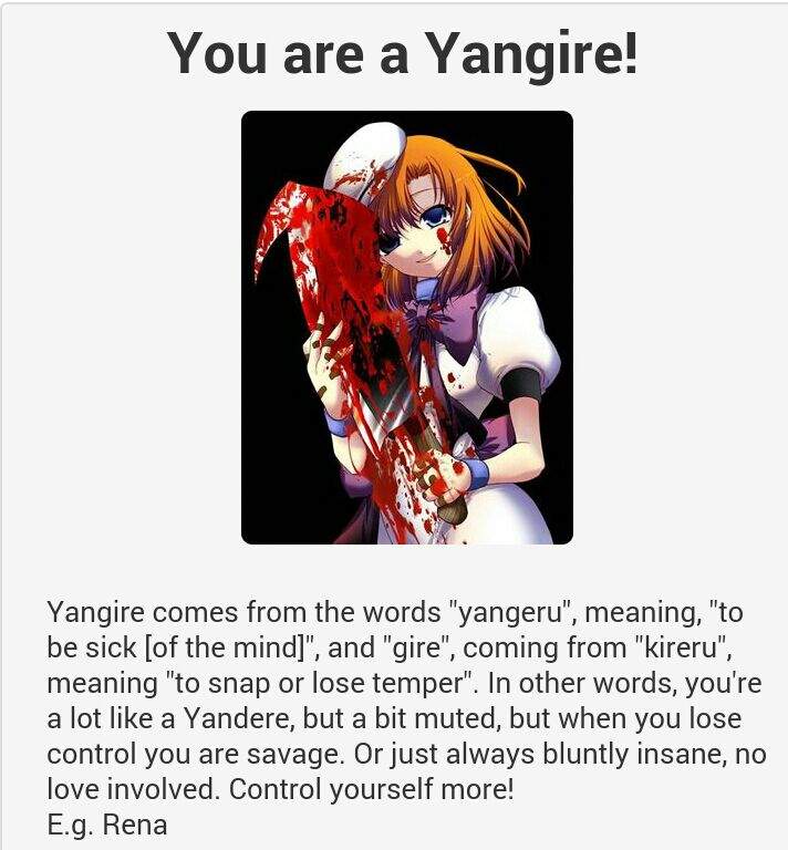 What dere type are you? | Anime Amino