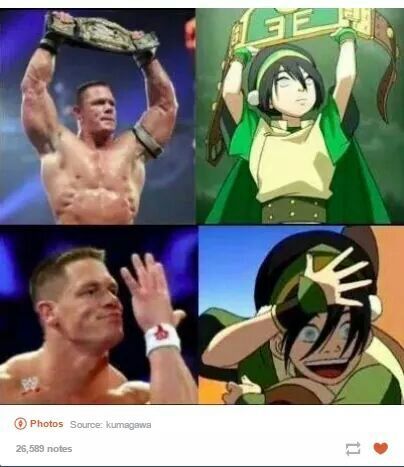 Proof that Toph is John Cena | Anime Amino