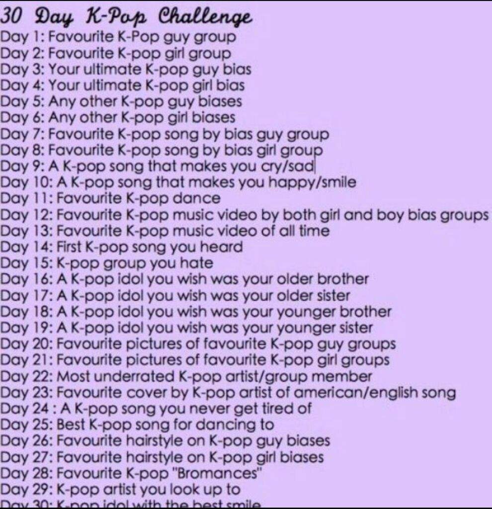 30 Day Kpop Challenge Day 26 K Pop Amino