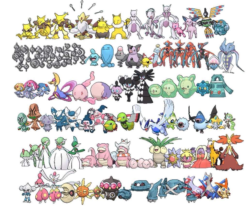 My Top 10 Favorite Psychic Type Pokemon Part 1/2 Pokémon Amino