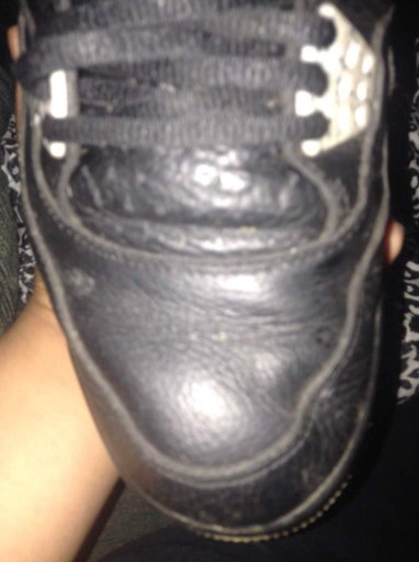 creased jordan 4