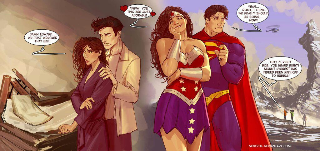 Wonder Woman Superman Comics Amino