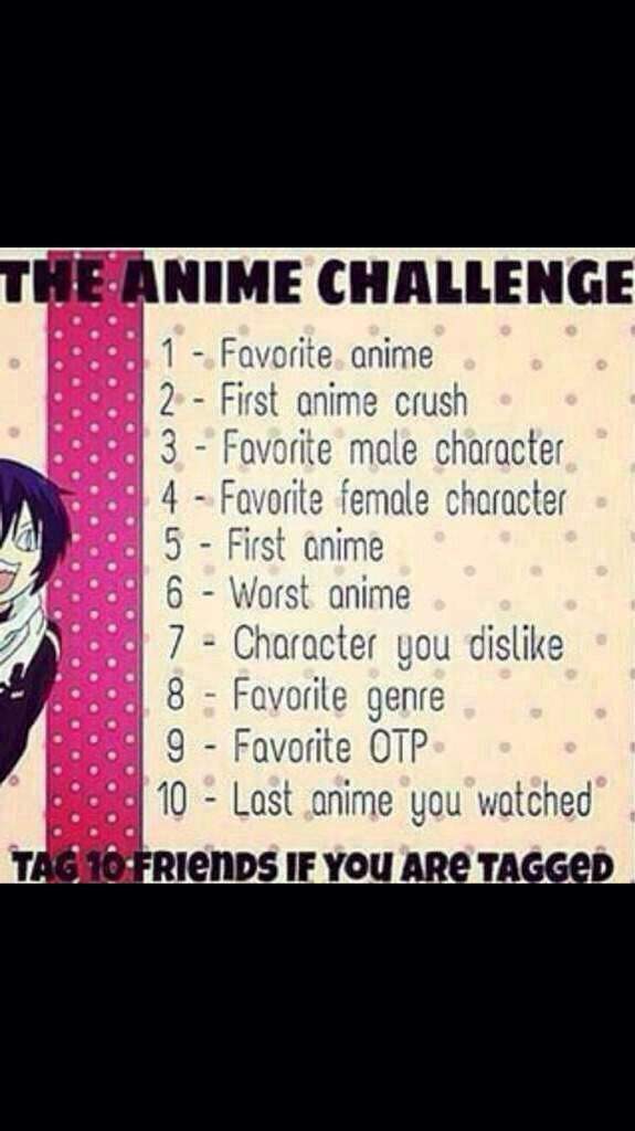 Anime challenge | Anime Amino