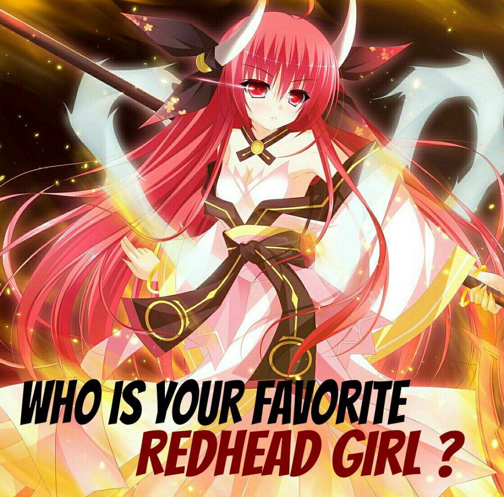 Who Is Your Favorite Redhead Anime Girl 2 Anime Amino