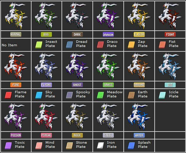 Normal type attack is the best against arceus Pokémon Amino
