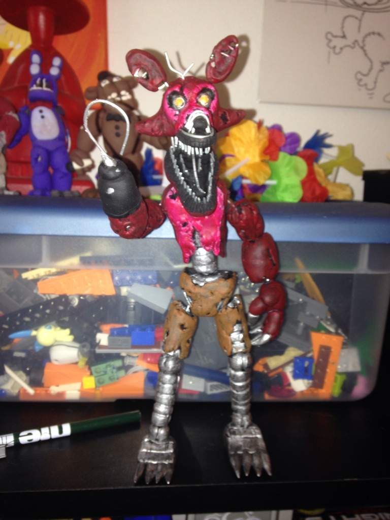 five nights at freddy's nightmare foxy action figure