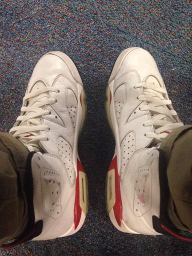 6s white and red