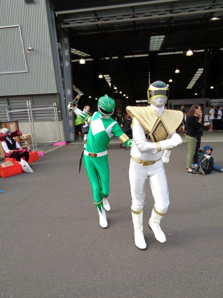 cosplay Power rangers in space