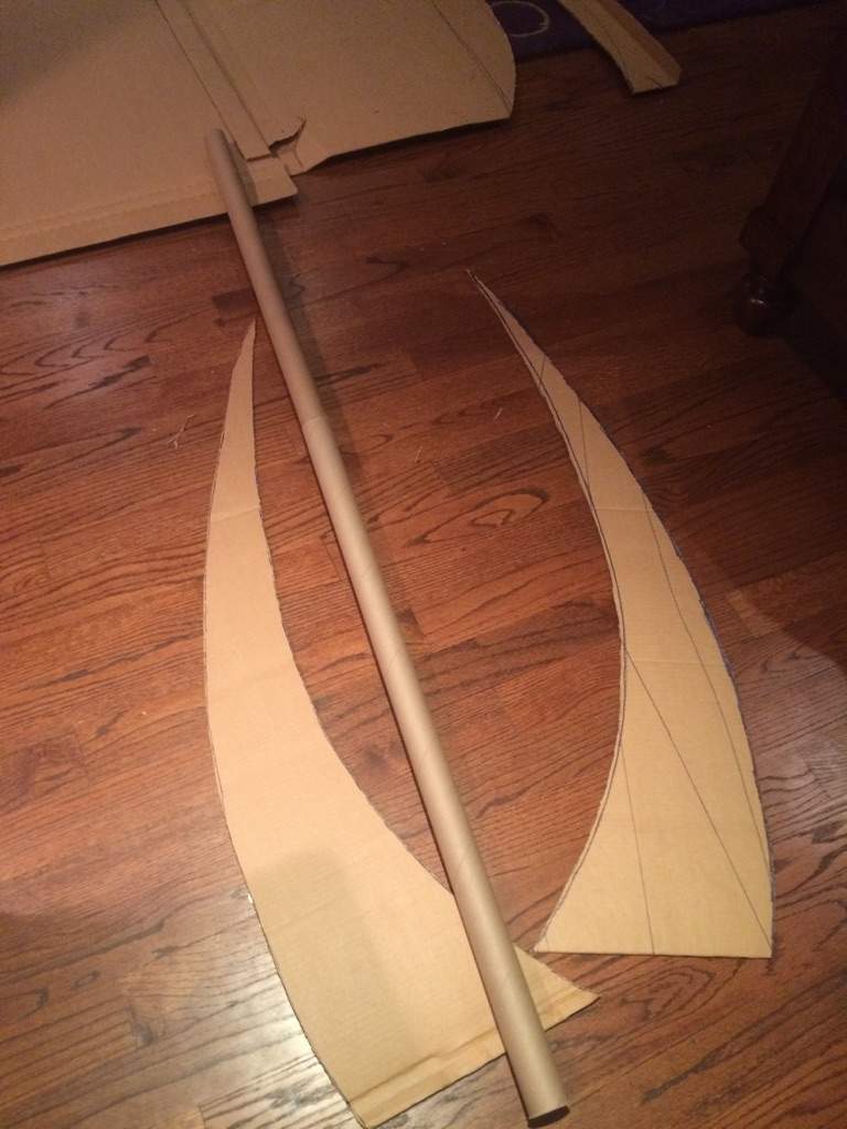 How to Make a Cardboard Scythe | Cosplay Amino