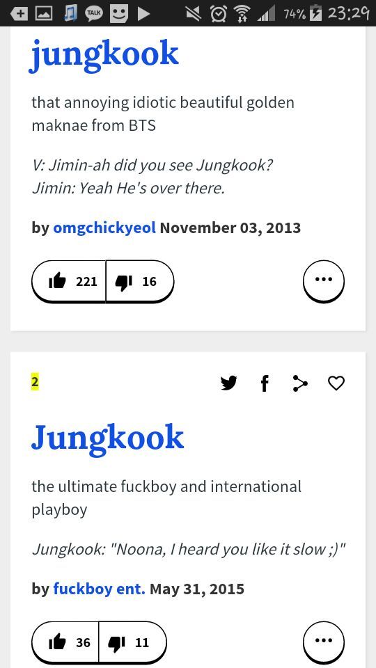 BTS on Urban Dictionary. What the mess is this??? | K-Pop Amino