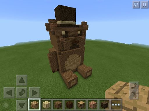 minecraft teddy bear build