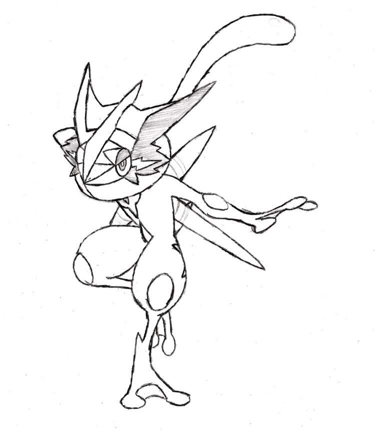 Pokemon Coloring Pages Ash Greninja Coloring Your Life