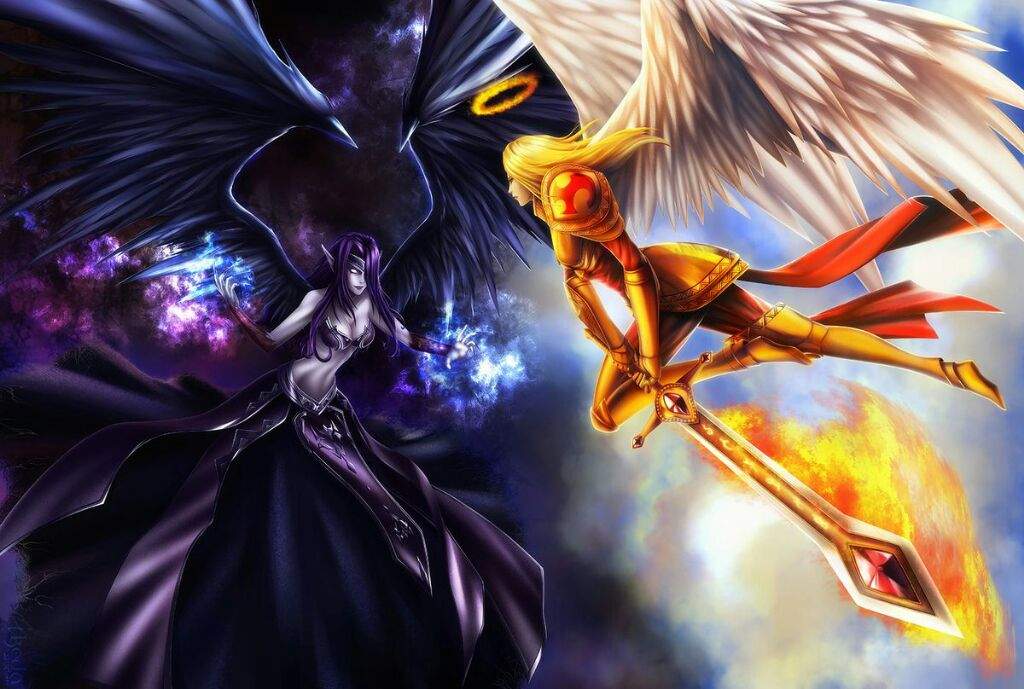 Kayle & Morgana Fanart 