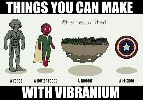 Things You Can Make With Vibranium. | Comics Amino