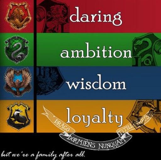 HOGWARTS HOUSES Harry Potter Amino