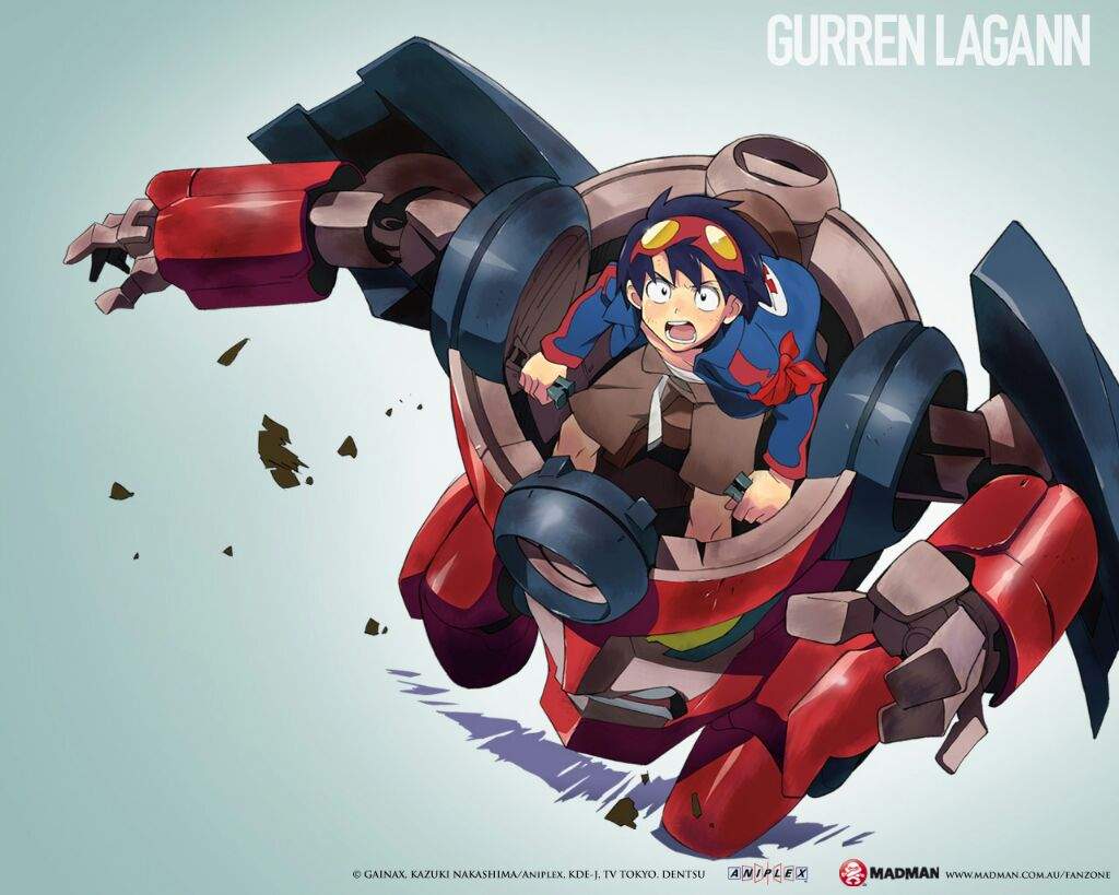 A Blank Look Into The Gurren Lagann Super Mech | Anime Amino