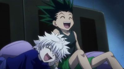 gon and killua funny moments